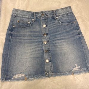 American eagle denim skirt